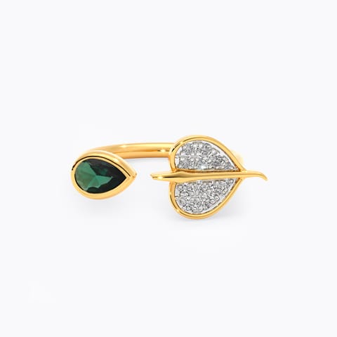 Lush Gemstone Open Ring