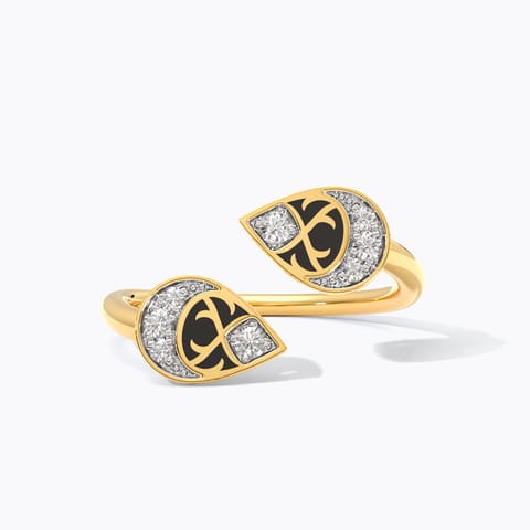 Mystic Diamond Open Ring