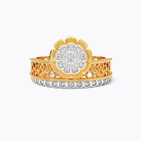 Jharokha Blooms Diamond Ring Jharokha Blooms Diamond Ring