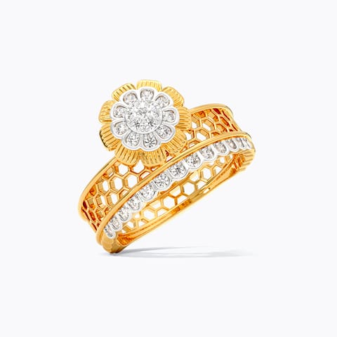 Jharokha Blooms Diamond Ring Jharokha Blooms Diamond Ring