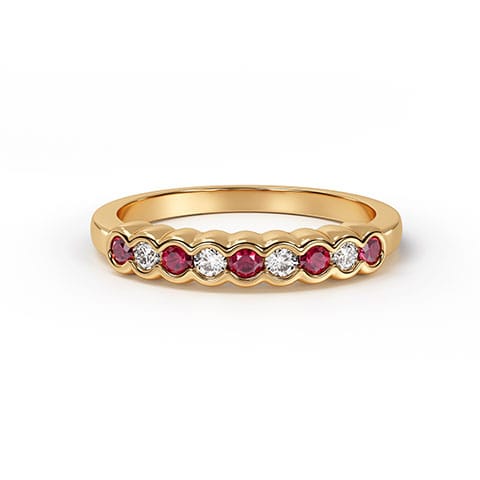 Blushing Radiance Gemstone Ring