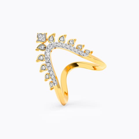 Peak Pattern Diamond Vanki Ring Peak Pattern Diamond Vanki Ring