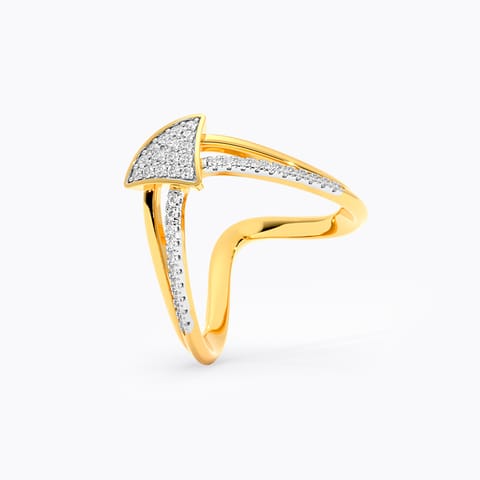 V-Ridge Diamond Vanki Ring V-Ridge Diamond Vanki Ring