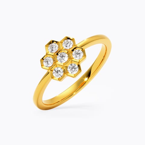 Elu 22k Gold and Diamond Ring Elu 22k Gold and Diamond Ring