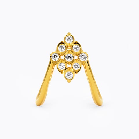 Kavarcci 22k Gold and Diamond Vanki Ring Kavarcci 22k Gold and Diamond Vanki Ring