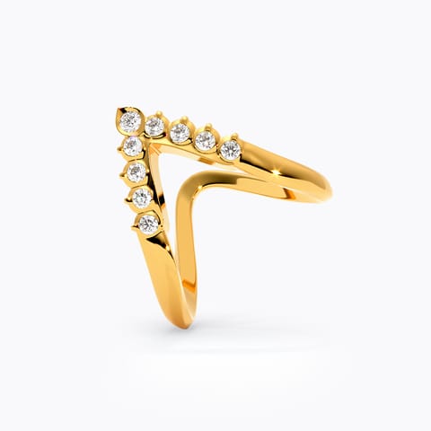 Kotu 22k Gold and Diamond Vanki Ring Kotu 22k Gold and Diamond Vanki Ring