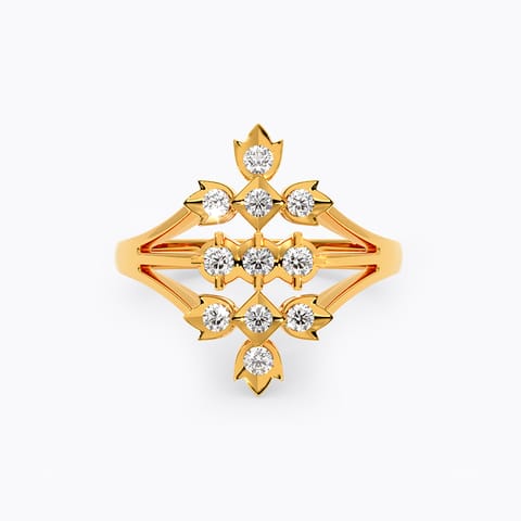 Olirum 22k Gold and Diamond Ring