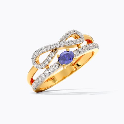 Infinity Blue Gemstone Band Infinity Blue Gemstone Band