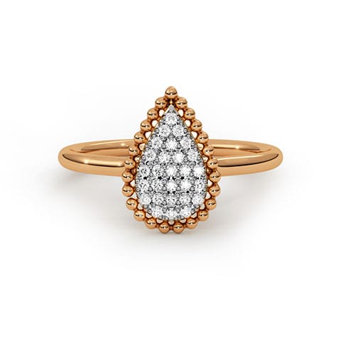 Pear Shimmer Diamond Ring