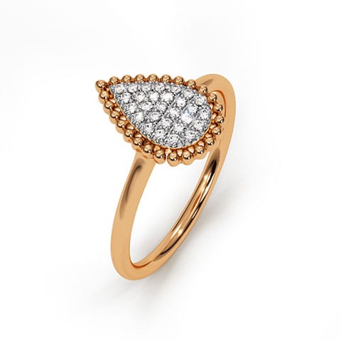 Pear Shimmer Diamond Ring image