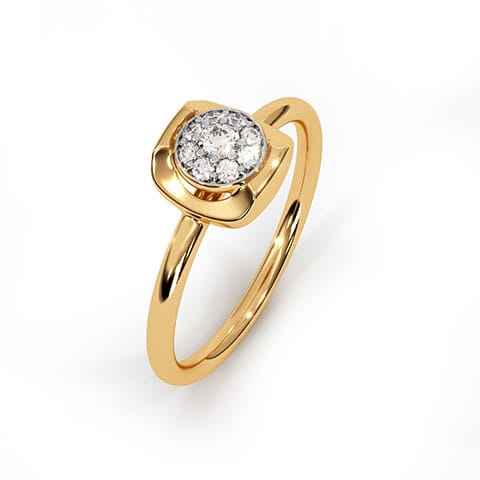 Fluid Ember Diamond Ring image