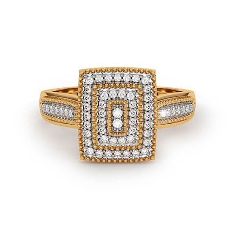 Galactic Compass Diamond Ring
