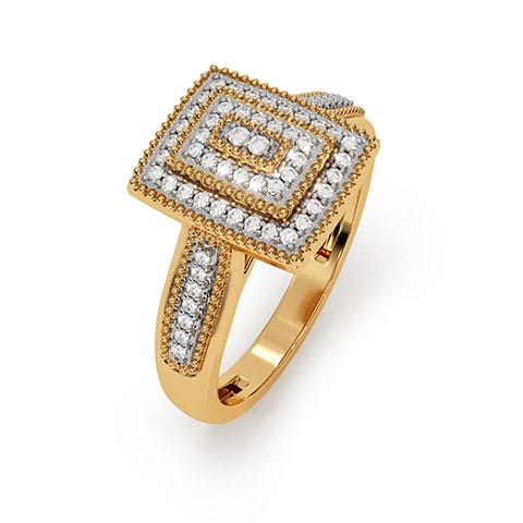 Galactic Compass Diamond Ring image