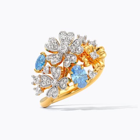 Blue Iris Gemstone Ring Blue Iris Gemstone Ring