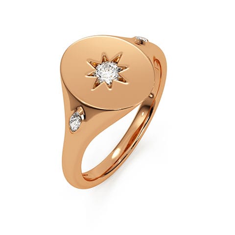 Victorian Starlight Diamond Ring image