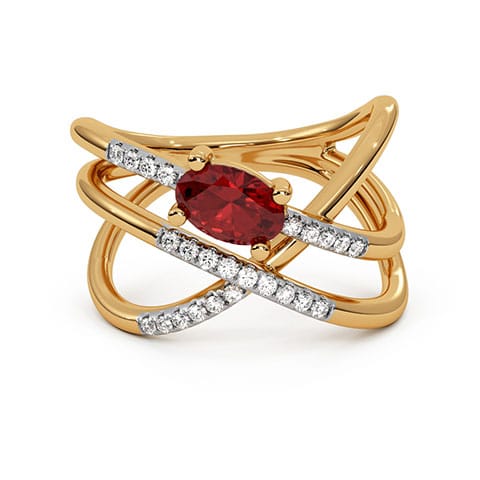 Ruby Rendezvous Gemstone Ring