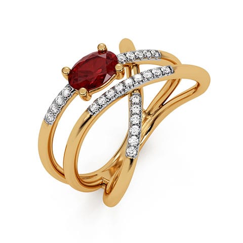 Ruby Rendezvous Gemstone Ring image