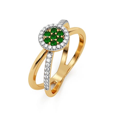 Subtle Horizon Gemstone Ring image