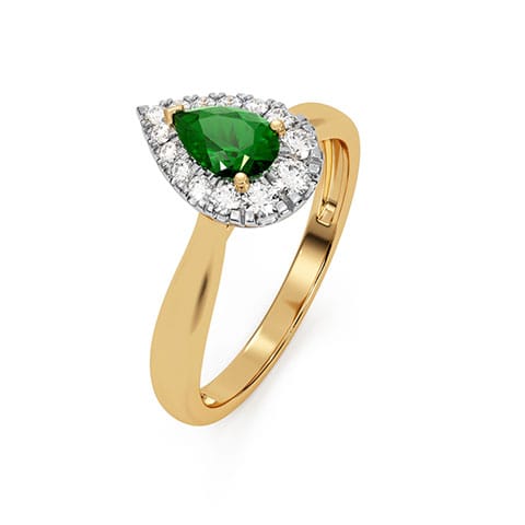Stardust Pear of Wisdom Gemstone Ring image