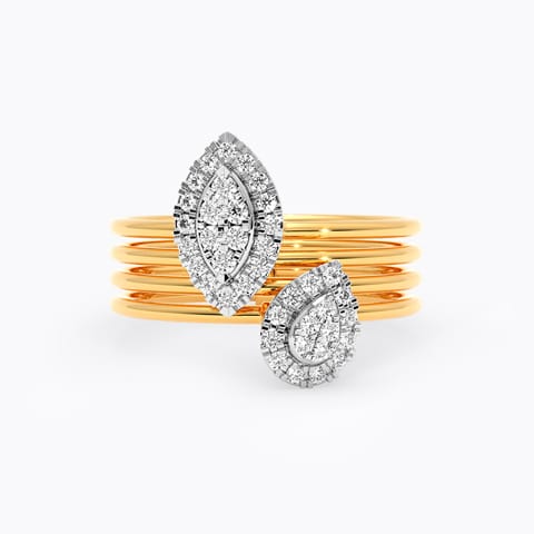 Celestial Duo Diamond Ring