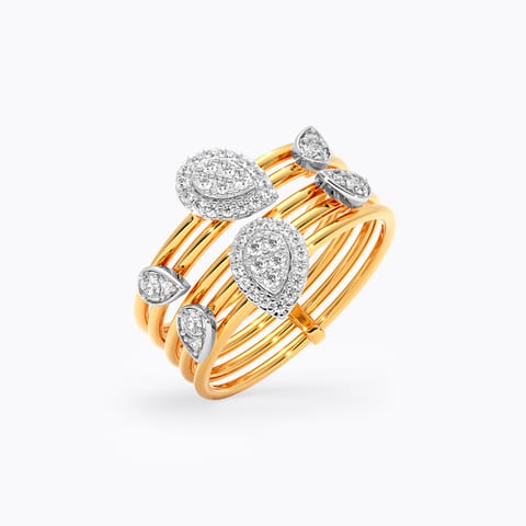 Clustered Elegance Diamond Ring Clustered Elegance Diamond Ring