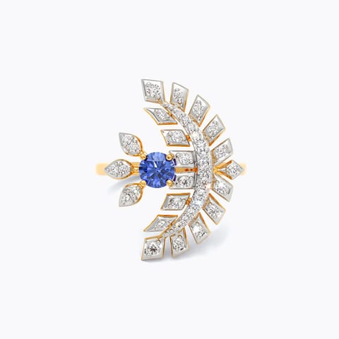 Cosmic Blue Gemstone Ring