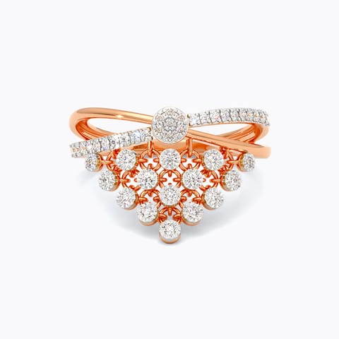 Midnight Shimmer Diamond Ring