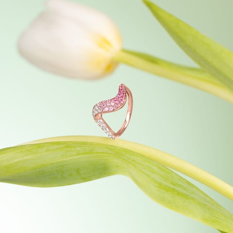 Alluring Pink Gemstone Ring