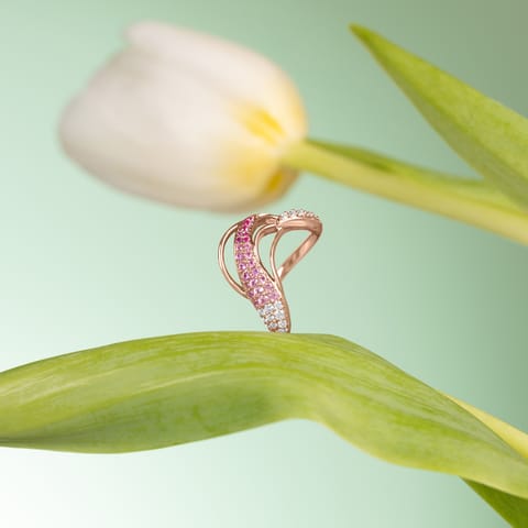 Dazzling Pink Gemstone Ring