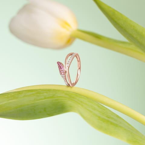Pink Petal Gemstone Ring Pink Petal Gemstone Ring