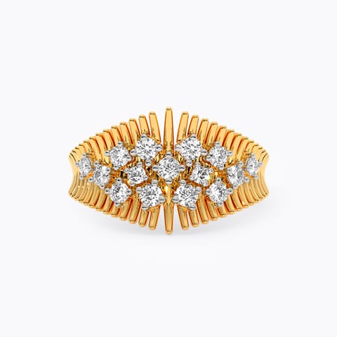 Radiant Ruminate Diamond Ring