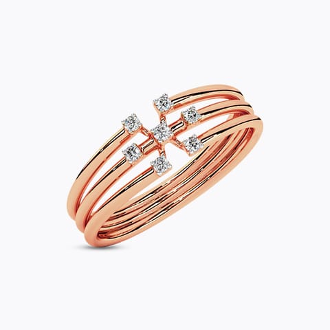 Triune Sparkle Diamond Ring