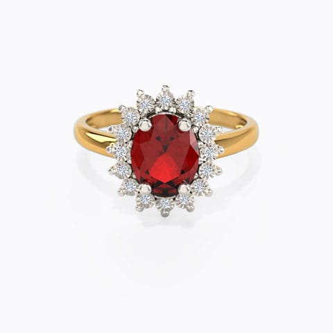 Sparkling Miracle Plate Gemstone Ring