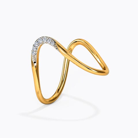 Glowy Diamond Vanki Ring