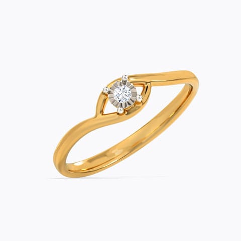 Curve Miracle Plate Diamond Ring