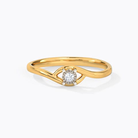 Curve Miracle Plate Diamond Ring