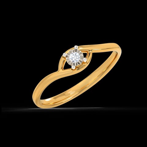 Curve Miracle Plate Diamond Ring
