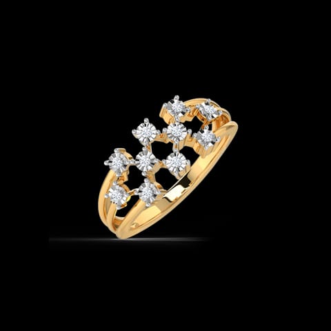 Scattered Miracle Plate Diamond Ring