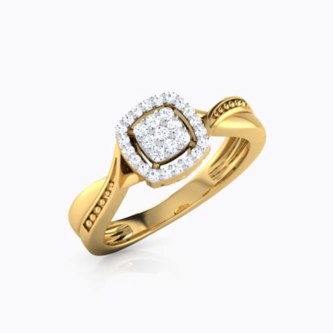 Radiant Quad Diamond Ring