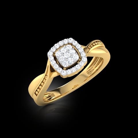 Radiant Quad Diamond Ring