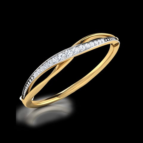 Beryl Overlapping Diamond Ring