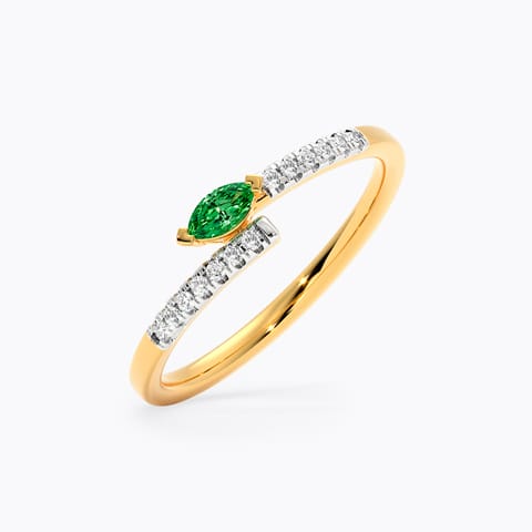 Green Steak 9KT Gemstone Ring Green Steak 9KT Gemstone Ring