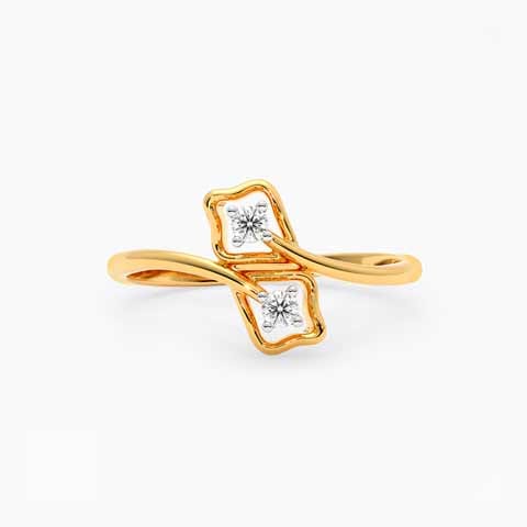 Fleur 9KT Diamond Ring
