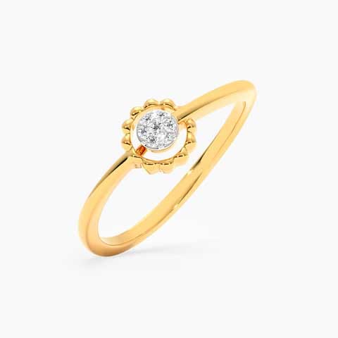 Halo Shine 9KT Diamond Ring