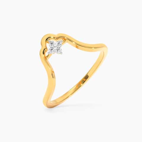 Wave Spark 9KT Diamond Vanki Ring Wave Spark 9KT Diamond Vanki Ring