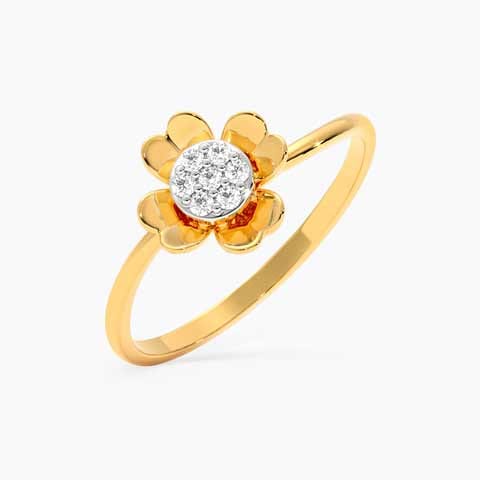 Poppy Petals 9KT Diamond Ring