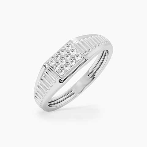 Forge Platinum Ring for Men