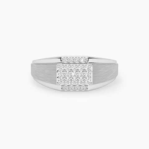 Monlith Platinum Ring for Men