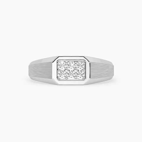Bastion Platinum Ring for Men