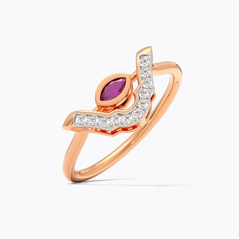 Fuchsia Flip Gemstone Ring